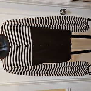 WITH JEAN Willa Brown and Cream Striped Sweater - L